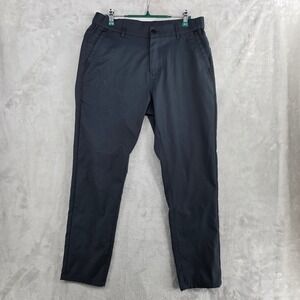 Jack Archer Mens Space Black Pants 31x28 Polyester‎ Chino Casual Trousers